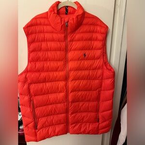 Polo Ralph Lauren Packable Orange Vest LT